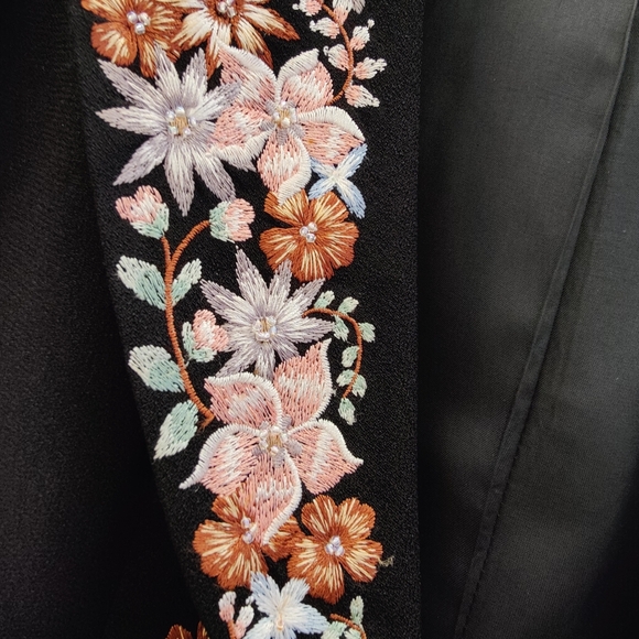 Zelda Vintage Embroidered Jacket, Size 10 - Picture 5 of 14